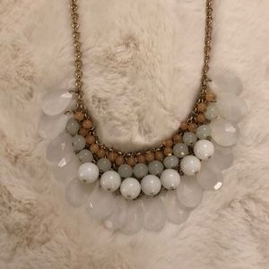 *SALE* Beaded Necklace with Faux Crystals